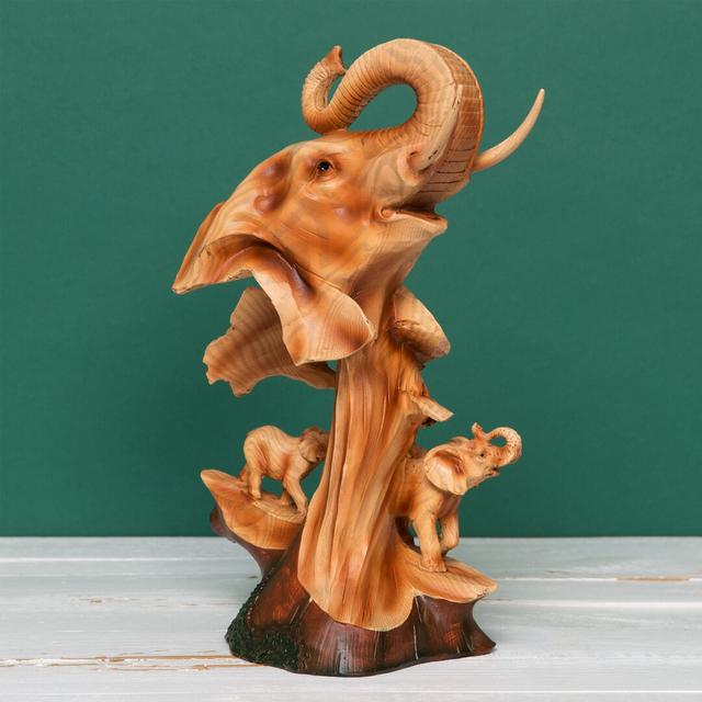 Wood Effect Resin Glazier Figurine World Menagerie on Productcaster.