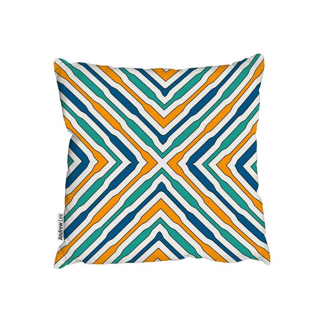 Andy Ethnic Geometric Figures Cushion with Filling Corrigan Studio Size: 45cm H x 45cm W x 30cm D on Productcaster.