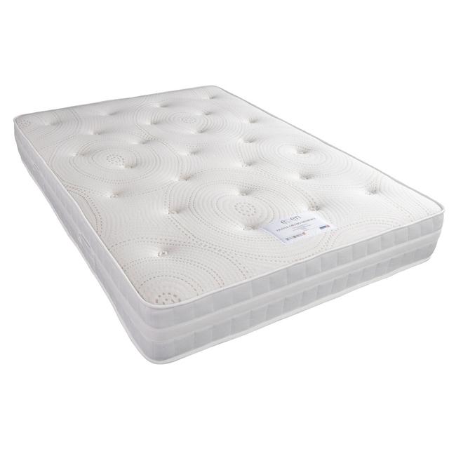 Brandy Small Double 4Ft Olivia Hybrid Memory Foam And Open Coil Mattress White Noise Mattress Size: Small Double (4') on Productcaster.