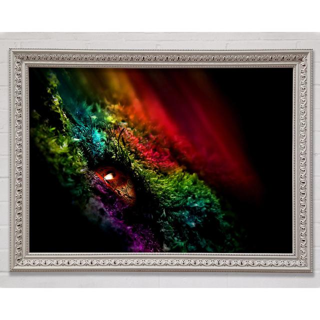 Eye Of The Rainbow - Single Picture Frame Art Prints Bright Star Size: 21cm H x 29.7cm W x 3cm D on Productcaster.