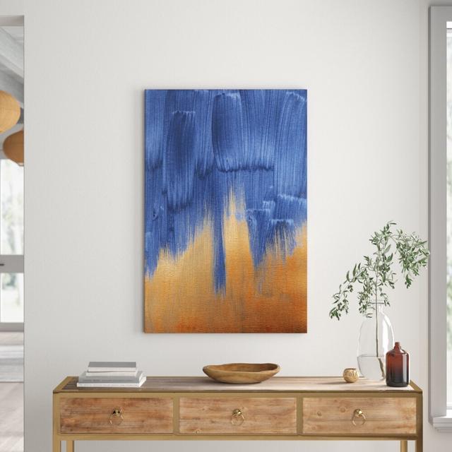 Starry Night In Copper by Oliver Gal - Wrapped Canvas Print East Urban Home Size: 114.3cm H x 76.2cm W on Productcaster.