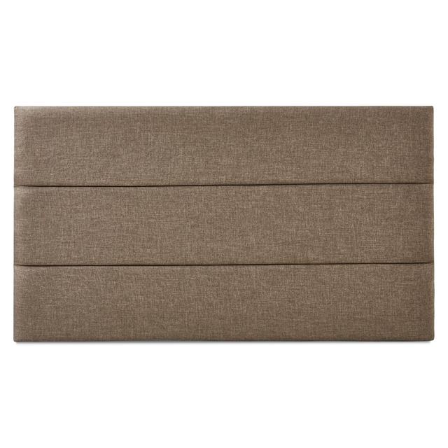 Francisk Upholstered Headboard 17 Stories Size: Single (3'), Colour: Silver on Productcaster.