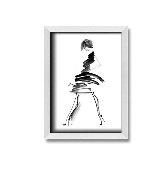 Bethney Little Black Dress 2 - Single Picture Frame Art Prints Ivy Bronx Size: 29.7cm H x 21cm W x 10cm D on Productcaster.