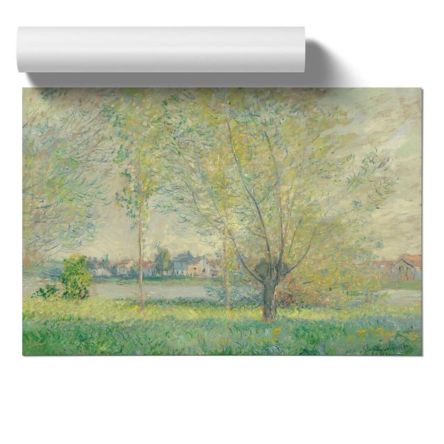 The Willows by Claude Monet - Unframed Painting East Urban Home Size: 21cm H x 30cm W x 0.1cm D on Productcaster.