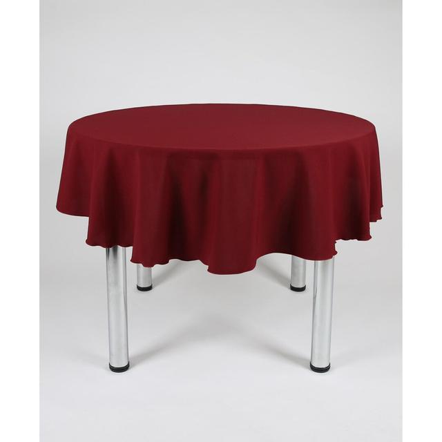 Cameron-James Salisbury Tablecloth 17 Stories Size: 91cm W x 91cm L, Colour: Burgundy on Productcaster.