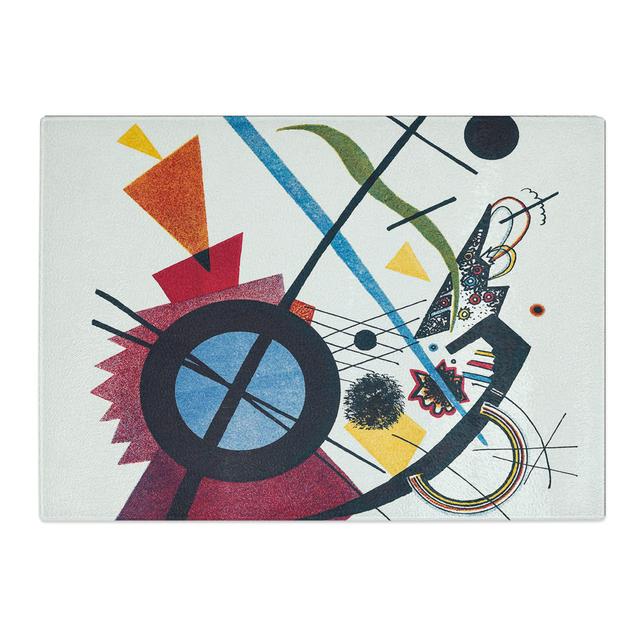 Violet by Wassily Kandinsky Chopping Board East Urban Home Size: 0.4cm H x 28.5cm W x 39cm L on Productcaster.