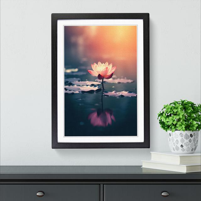 XYZ-FRM-V1223-6415 Print Latitude Vive Format: Black Framed, Size: 34cm H x 25cm W on Productcaster.