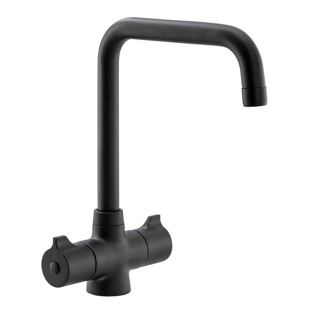 Abode Crescendo Kitchen Faucet Abode Finish: Matt Black on Productcaster.