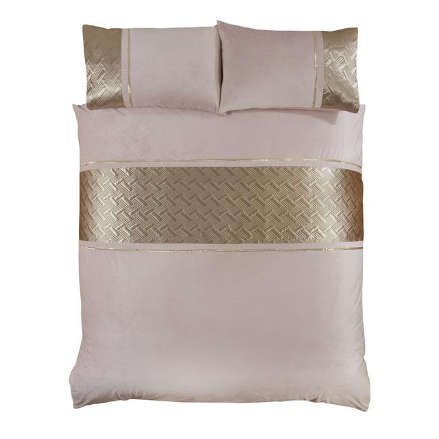 Chiverton Duvet Cover Set Fairmont Park Colour: Blush on Productcaster.