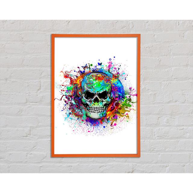 Granier Skull Splash - Single Picture Frame Art Prints Happy Larry Size: 59.7cm H x 42cm W x 2cm D on Productcaster.