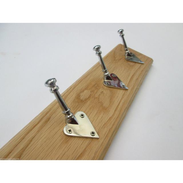 Parshall Solid Wood 6 Hook Wall Mounted Coat Rack Rosalind Wheeler on Productcaster.