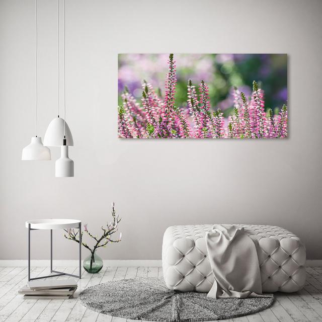 Heather Flowers - Wrapped Canvas Art Prints Brayden Studio on Productcaster.