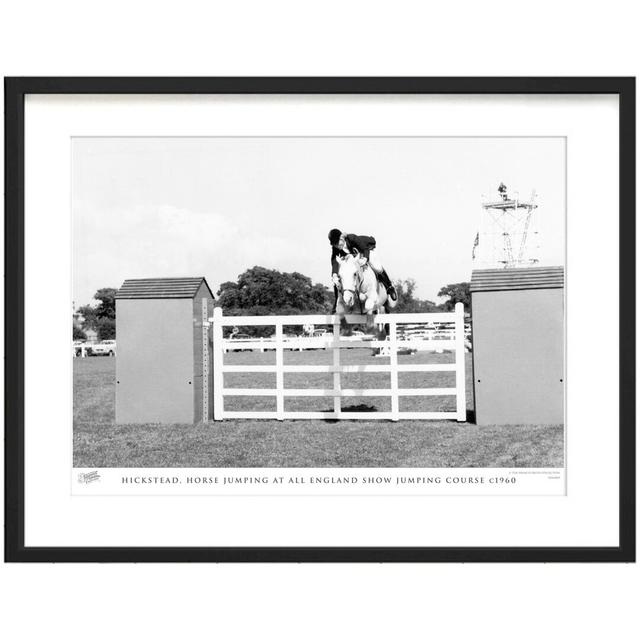 Hickstead, Horse Jumping At All England Show Jumping Course C1960 by Francis Frith - Single Picture Frame Print The Francis Frith Collection Size: 40c on Productcaster.