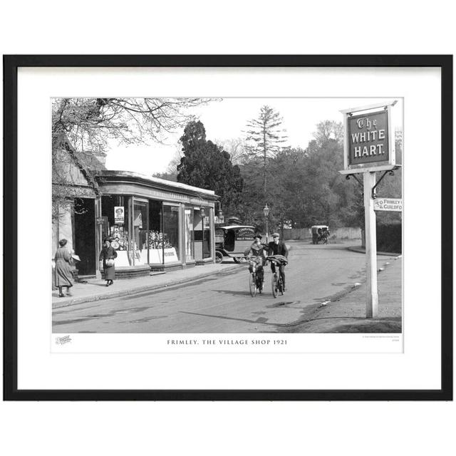 Frimley, The Village Shop 1921 by Francis Frith - Single Picture Frame Print The Francis Frith Collection Size: 60cm H x 80cm W x 2.3cm D on Productcaster.