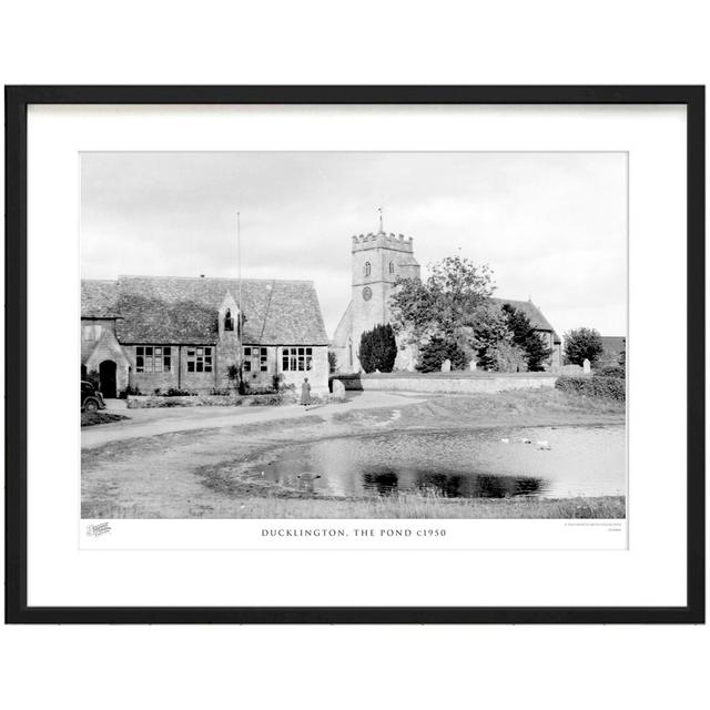 Ducklington, The Pond C1950 by Francis Frith - Single Picture Frame Print The Francis Frith Collection Size: 45cm H x 60cm W x 2.3cm D on Productcaster.