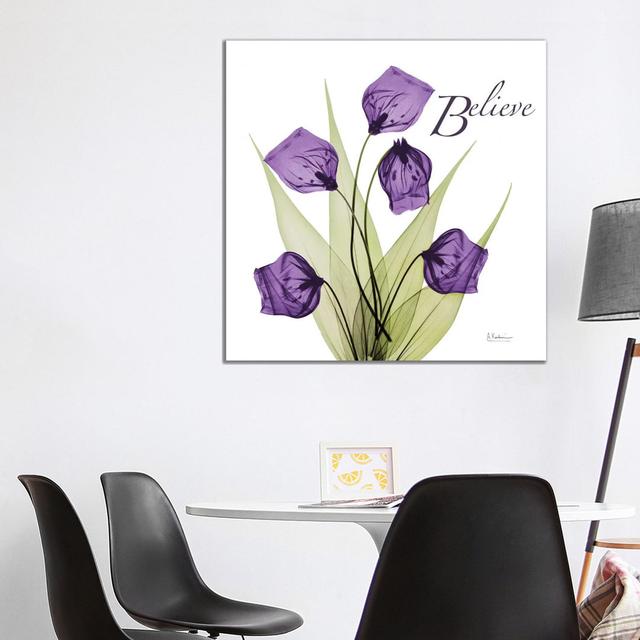 Believe - Wrapped Canvas Painting Ebern Designs Size: 93.98cm H x 93.98cm W x 1.91cm D on Productcaster.