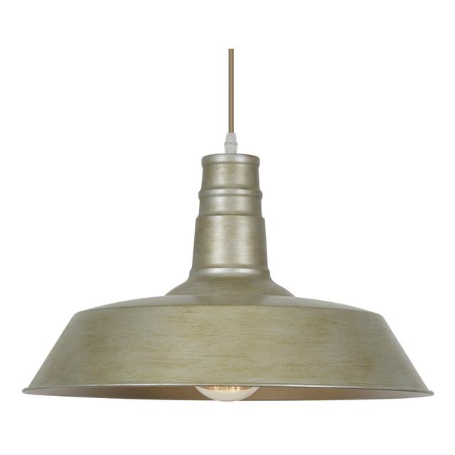 1 - Light Dome Pendant Borough Wharf Shade Colour: Champagne on Productcaster.