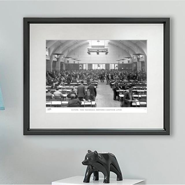 'Luton, the Vauxhall Motors Canteen C1950' - Picture Frame Photograph Print on Paper The Francis Frith Collection Size: 40cm H X 50cm W x 2cm D on Productcaster.