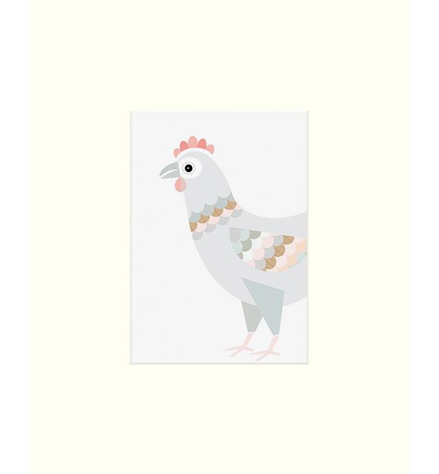 'Chicken' - Painting Print on Paper August Grove on Productcaster.