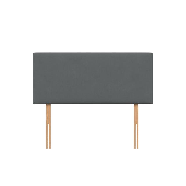 Anicetas Upholstered Headboard 17 Stories Colour: Steel, Size: Small Double (4') on Productcaster.