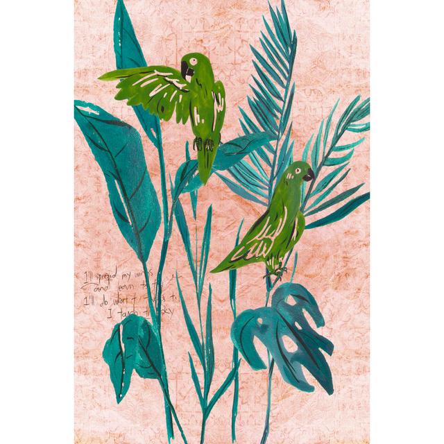 The Tropical Song III by Melissa Wang - Wrapped Canvas Art Prints 17 Stories Size: 30cm H x 20cm W on Productcaster.