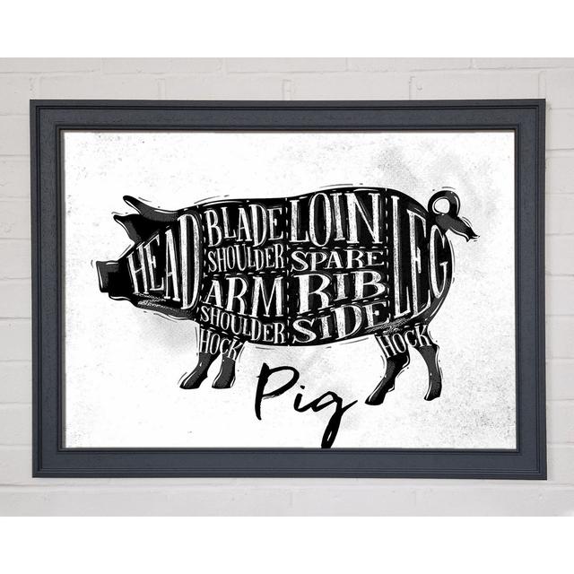 Butchers Selection 11 Framed Print - Picture Frame Graphic Art on Canvas Rosalind Wheeler Format: Grey Framed Paper, Size: 84.1cm H x 118.9cm W x 1.5c on Productcaster.