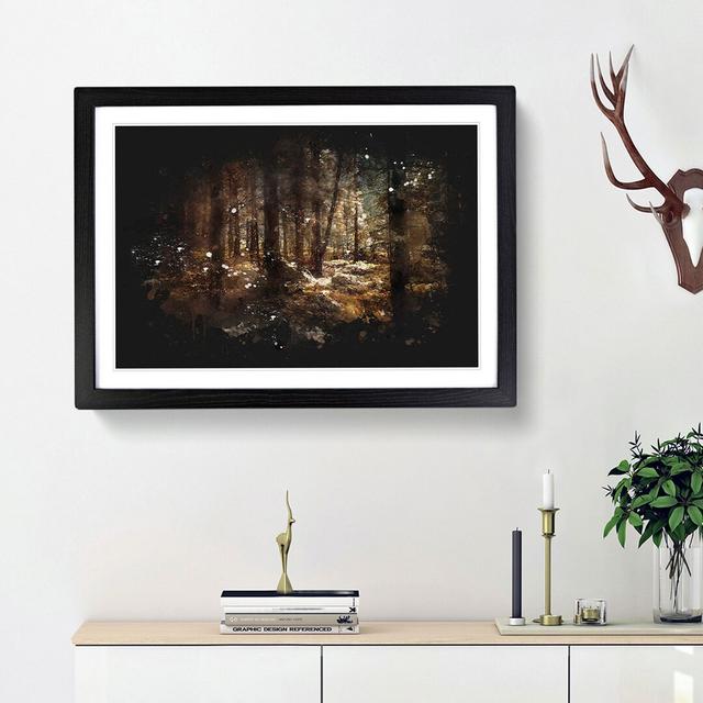 Within the Woods - Picture Frame Graphic Art Print East Urban Home Frame Option: Black Framed, Size: 62cm H x 87cm W x 2cm D on Productcaster.