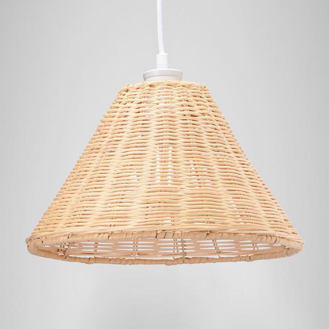 18cm H x 30cm W Empire Pendant Shade ( Screw On ) in Brown 17 Stories on Productcaster.