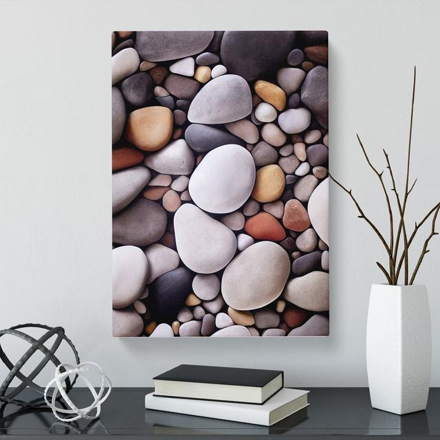 CAN-V0523-1792X Pebbles Vol.4 - Wrapped Canvas Graphic Art 17 Stories Size: 60cm H x 40cm W on Productcaster.