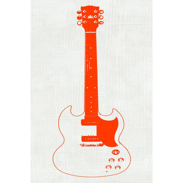 Guitar Collector III by Kevin Wade Inge - Wrapped Canvas Print Rosalind Wheeler Size: 30cm H x 20cm W on Productcaster.