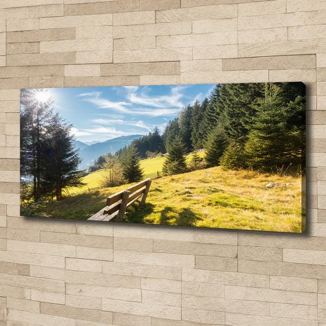 Autumn in the Mountains - Unframed Photograph on Canvas Union Rustic on Productcaster.