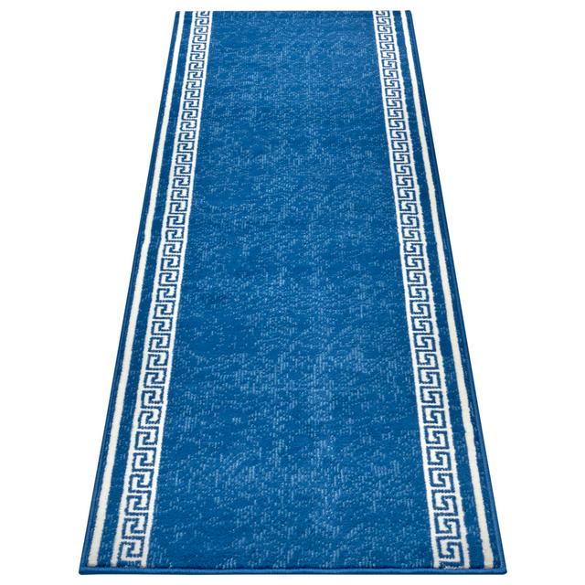 Flatweave Blue Rug Hanse Home Rug Size: Runner 80 x 400cm on Productcaster.