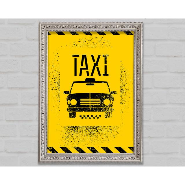 Funky NYC Taxi Cab - Single Picture Frame Art Prints Bright Star Size: 141.4cm H x 100cm W x 3cm D on Productcaster.