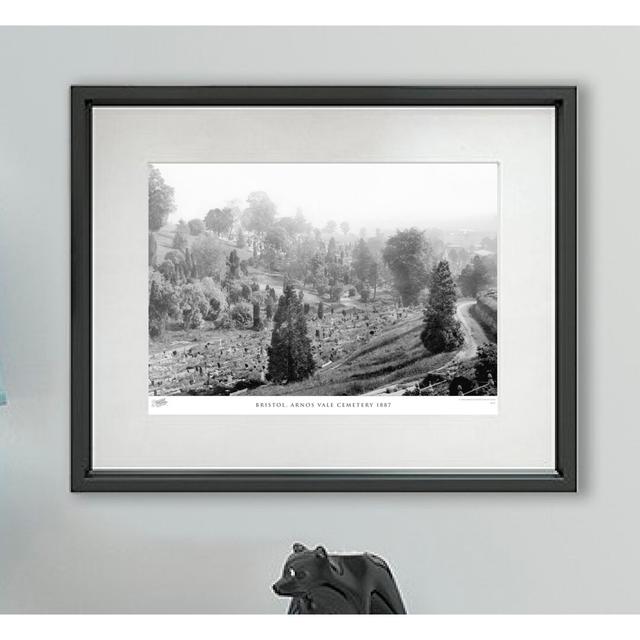 'Bristol, Arnos Vale Cemetery 1887' - Picture Frame Photograph Print on Paper The Francis Frith Collection Size: 45cm H X 60cm W x 2cm D on Productcaster.