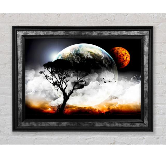 The Earth From Another Planet - Print Bright Star Size: 29.7cm H x 42cm W x 8cm D on Productcaster.