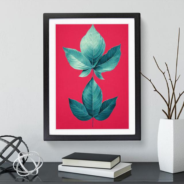 Precious Leaves 17 Stories Format: Black Framed, Size: 36cm H x 27cm W, Matte Colour: White on Productcaster.