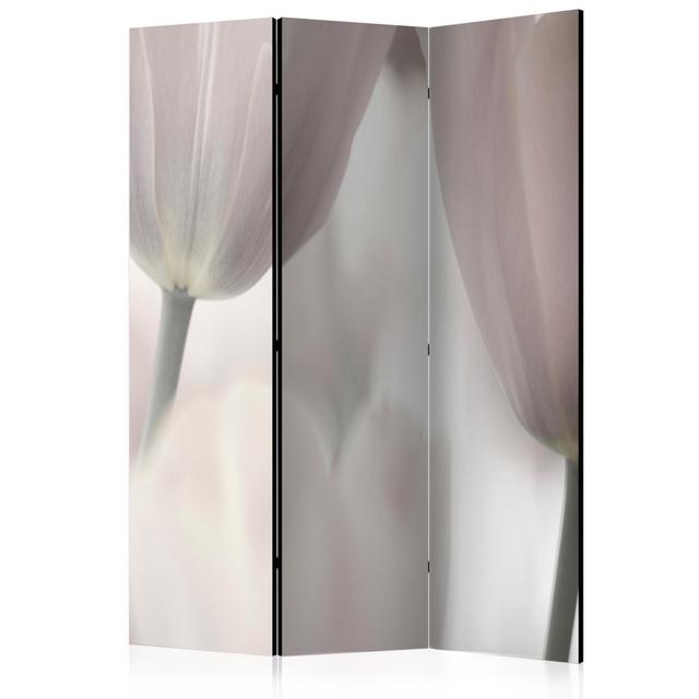 Goeble 135cm W x 172cm H 3 - Panel Solid Wood Folding Room Divider East Urban Home on Productcaster.