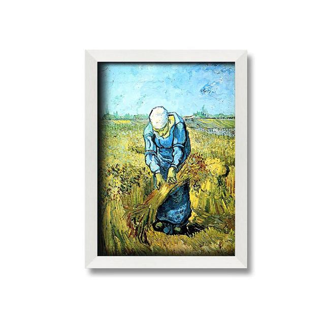 Van Gogh Farm Worker - Single Picture Frame Art Prints Ophelia & Co. Size: 29.7cm H x 21cm W on Productcaster.