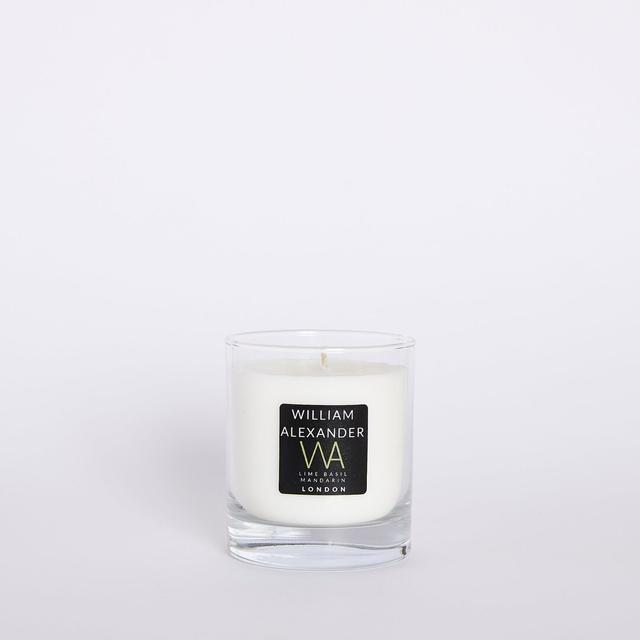 Lime Basil Mandarin Scented Designer Candle with Glass Holder William Alexander on Productcaster.