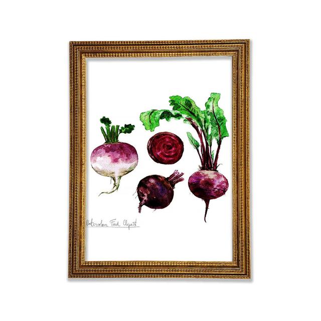 Beetroot - Print August Grove Size: 59.7cm H x 42cm W x 3cm D on Productcaster.