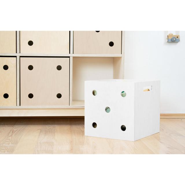 Ebern Designs Solid Wood Toy Box Ebern Designs Colour: White on Productcaster.