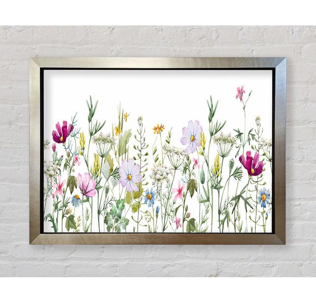 Summer Time Flowers 2 - Print Bright Star Size: 42cm H x 59.7cm W x 3.4cm D on Productcaster.