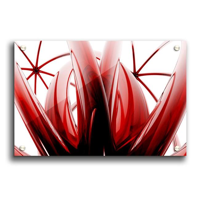 Crimson Glass - Unframed Graphic Art Print on Acrylic East Urban Home Size: 84.1cm H x 118.9cm W on Productcaster.