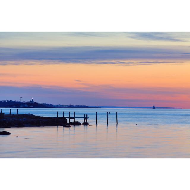 Long Island Sound by Shunyufan - Print House of Hampton Size: 80cm H x 120cm W on Productcaster.