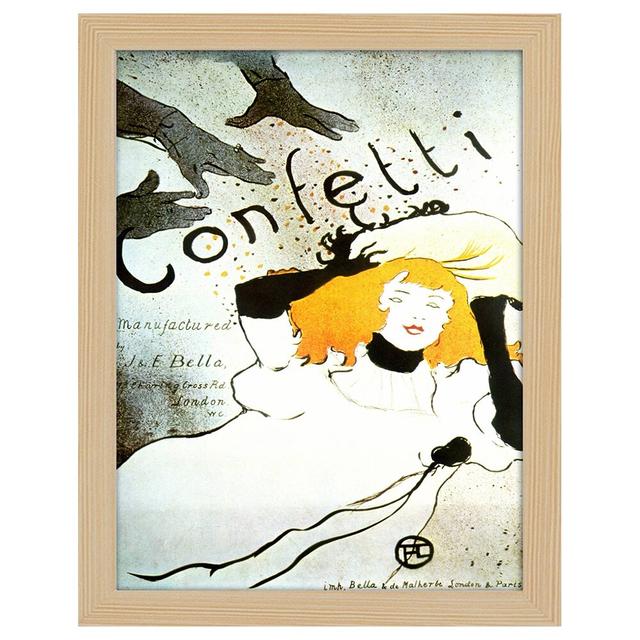 Confetti - Floater Frame Advertisement Maturi Frame Colour: Brown on Productcaster.