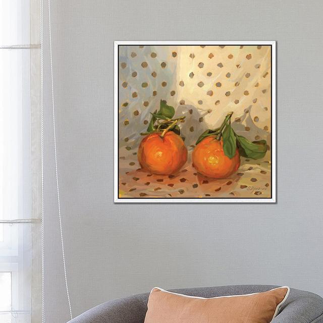 Clementines by Svetlana Zyuzina - Gallery-Wrapped Canvas Giclée on Canvas Brambly Cottage Size: 66.04cm H x 66.04cm W x 3.81cm D, Format: White Framed on Productcaster.