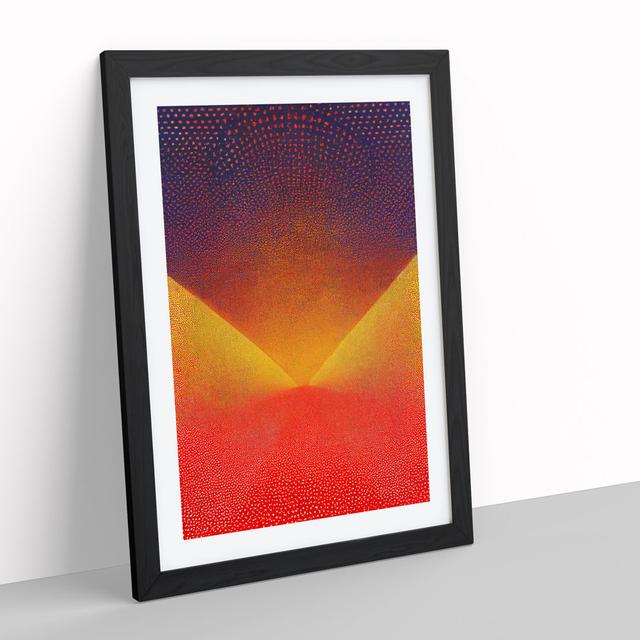 Otherworldly Abstract Art - Picture Frame Graphic Art Metro Lane Frame Colour: Black, Size: 34cm H x 25cm W x 2cm D on Productcaster.