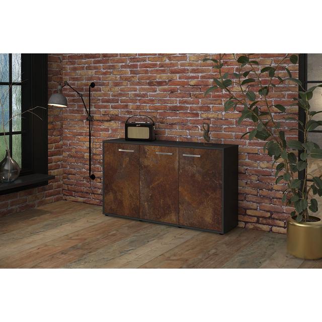 Barthleney TV Stand for TVs up to 60" Brayden Studio Colour: Rust/Anthracite on Productcaster.