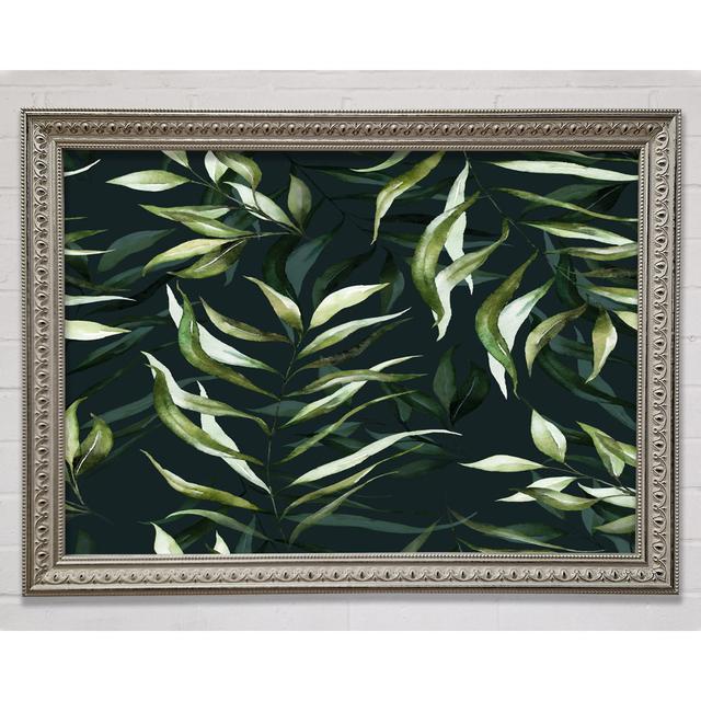 Green Leaves Of Plenty - Single Picture Frame Art Prints Bright Star Size: 59.7cm H x 84.1cm W x 3cm D on Productcaster.