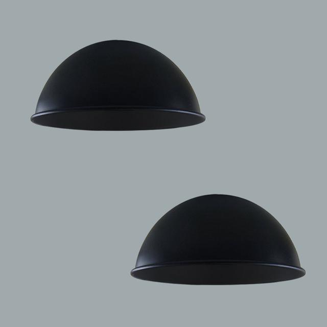 10 cm Lampenschirm aus Metall (Set of 2) LoftDesigns Farbe: Schwarz on Productcaster.